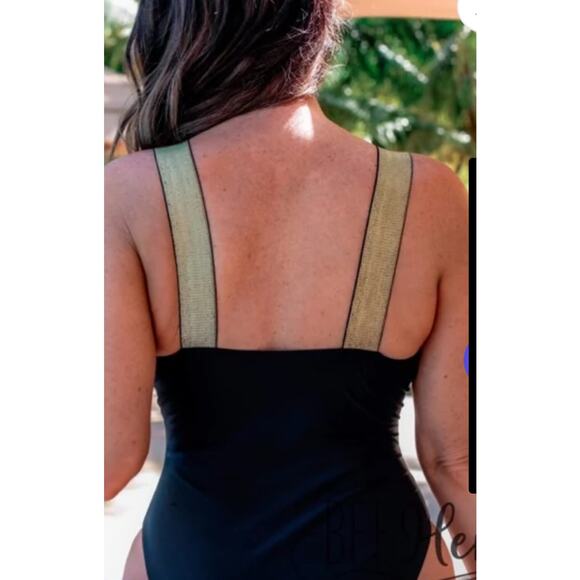 Jess Lea NWT Lake Como One Piece Swimsuit S (2754) - Picture 5 of 6